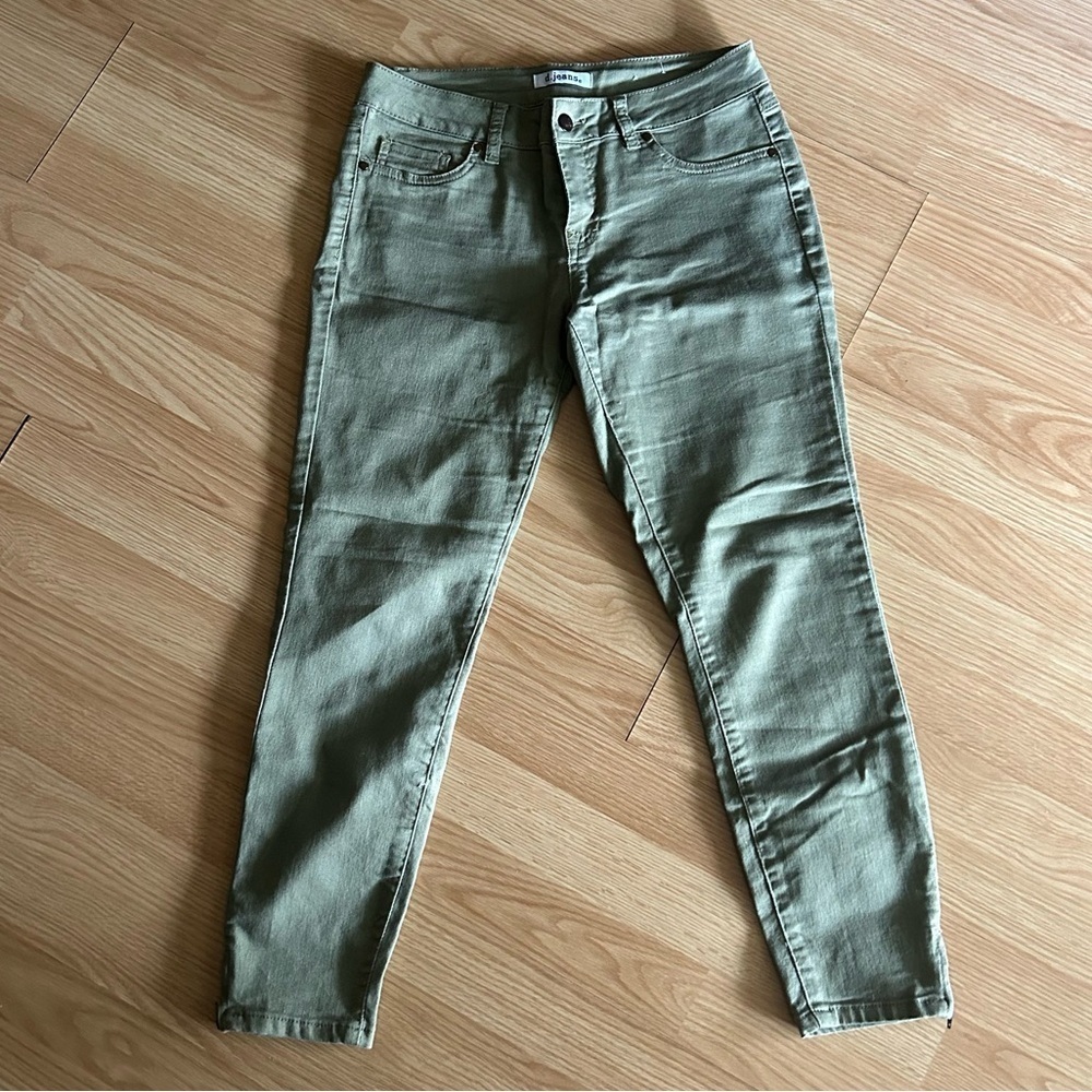 d. jeans Green Skinny Leg Jeans Women’s 6